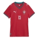 Billige Fotballdrakt Portugal Joao Neves #15 Replika Hjemmedrakt Dame VM 2026 Kortermet Billige Fotballdrakt Portugal Joao Neves #15 Replika Hjemmedrakt Dame VM 2026 Kortermet